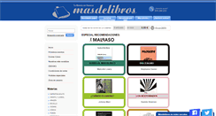 Desktop Screenshot of masdelibros.com