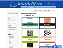 Tablet Screenshot of masdelibros.com
